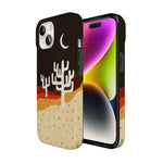 Desert Nights | Cactus Colorblock Case iPhone Case get.casely 