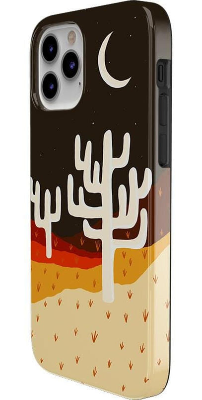 Desert Nights | Cactus Colorblock Case iPhone Case get.casely 
