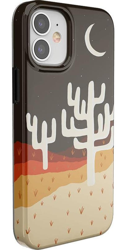Desert Nights | Cactus Colorblock Case iPhone Case get.casely 