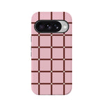 Uptown Gridlock | Pink Checkerboard Case