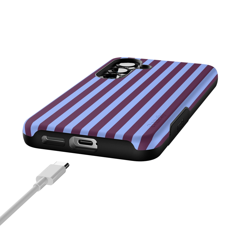 Perfect Stripes | Purple & Blue Stripes Case