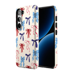 American Girlie | Red White & Blue Bows Case