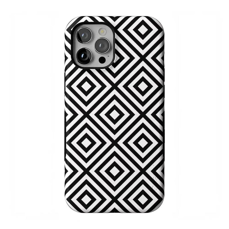 Diamonds | High Contrast Design Case Phone Case Casetry Bold Flex + MagSafe® iPhone 12 Pro Max