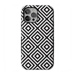 Diamonds | High Contrast Design Case Phone Case Casetry Bold Flex + MagSafe® iPhone 12 Pro Max