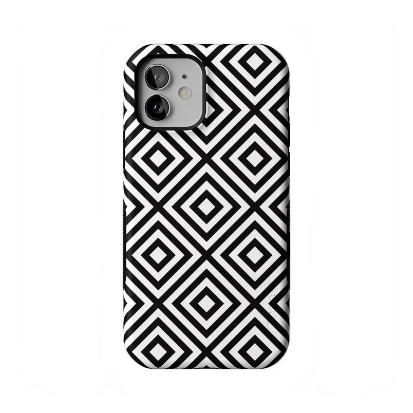 Diamonds | High Contrast Design Case Phone Case Casetry Bold Flex + MagSafe® iPhone 12