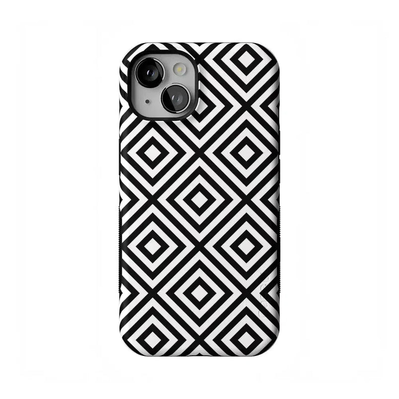 Diamonds | High Contrast Design Case Phone Case Casetry Bold Flex + MagSafe® iPhone 13