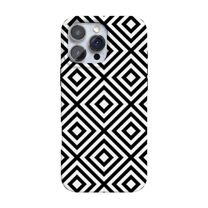 Diamonds | High Contrast Design Case Phone Case Casetry Classic + MagSafe® iPhone 16 Pro Max 