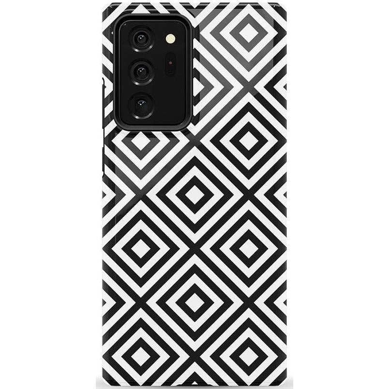Diamonds | High Contrast Design Case Phone Case Casetry Essential Galaxy Note 20 Ultra