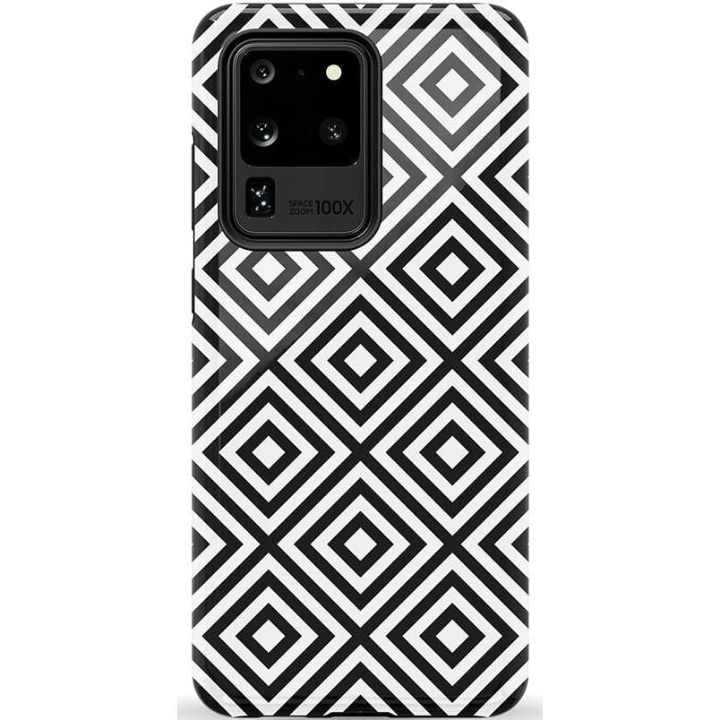 Diamonds | High Contrast Design Case Phone Case Casetry Essential Galaxy S20 Ultra