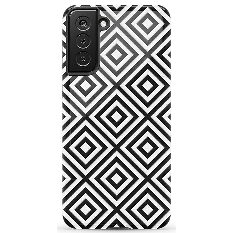 Diamonds | High Contrast Design Case Phone Case Casetry Essential Galaxy S21 Ultra