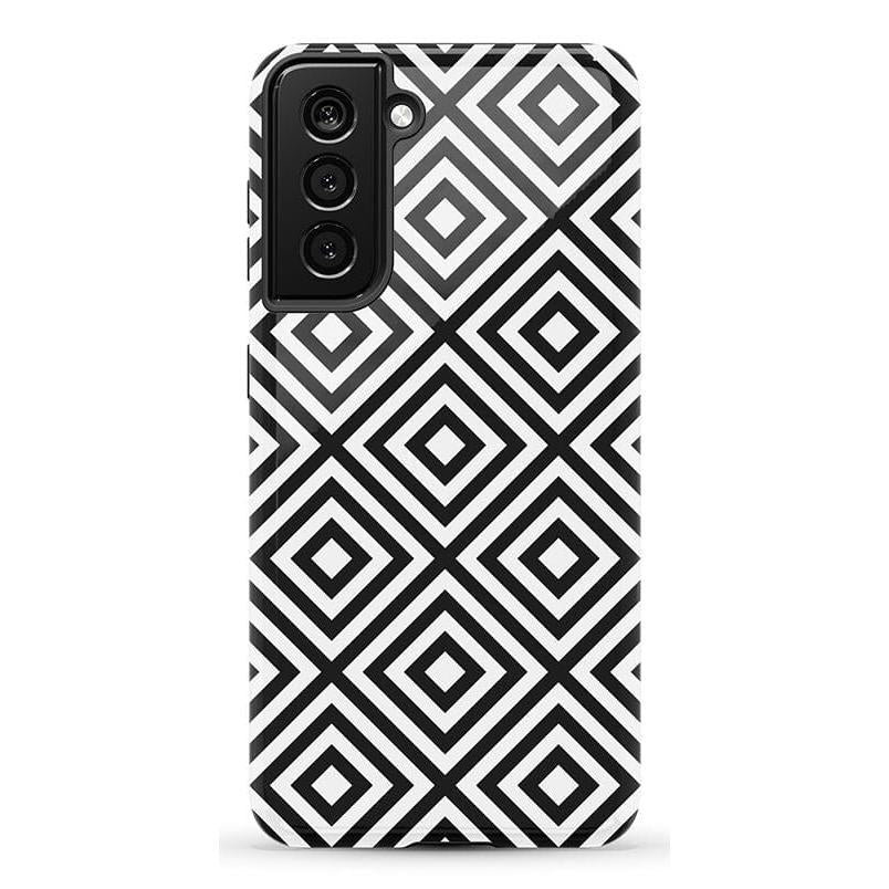 Diamonds | High Contrast Design Case Phone Case Casetry Essential Galaxy S21