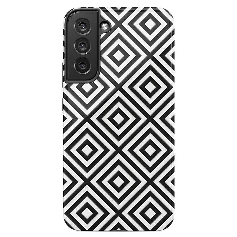 Diamonds | High Contrast Design Case Phone Case Casetry Essential Galaxy S21 Plus