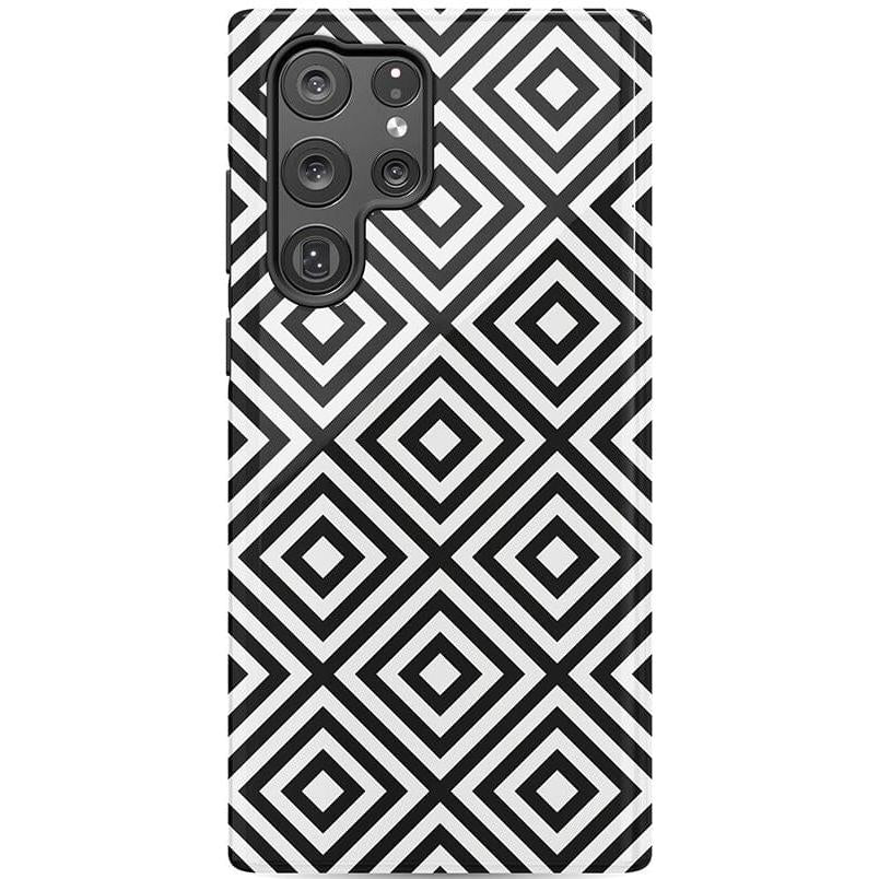 Diamonds | High Contrast Design Case Phone Case Casetry Essential Galaxy S22