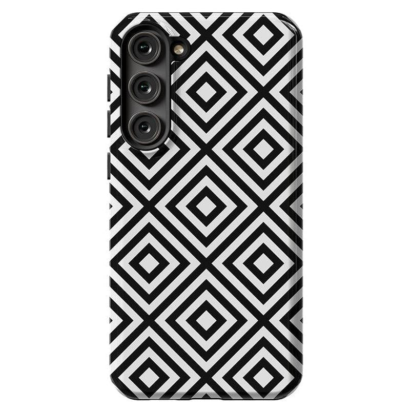 Diamonds | High Contrast Design Case Phone Case Casetry Essential Galaxy S23 Plus