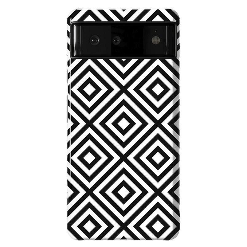 Diamonds | High Contrast Design Case Phone Case Casetry Essential Google Pixel 6
