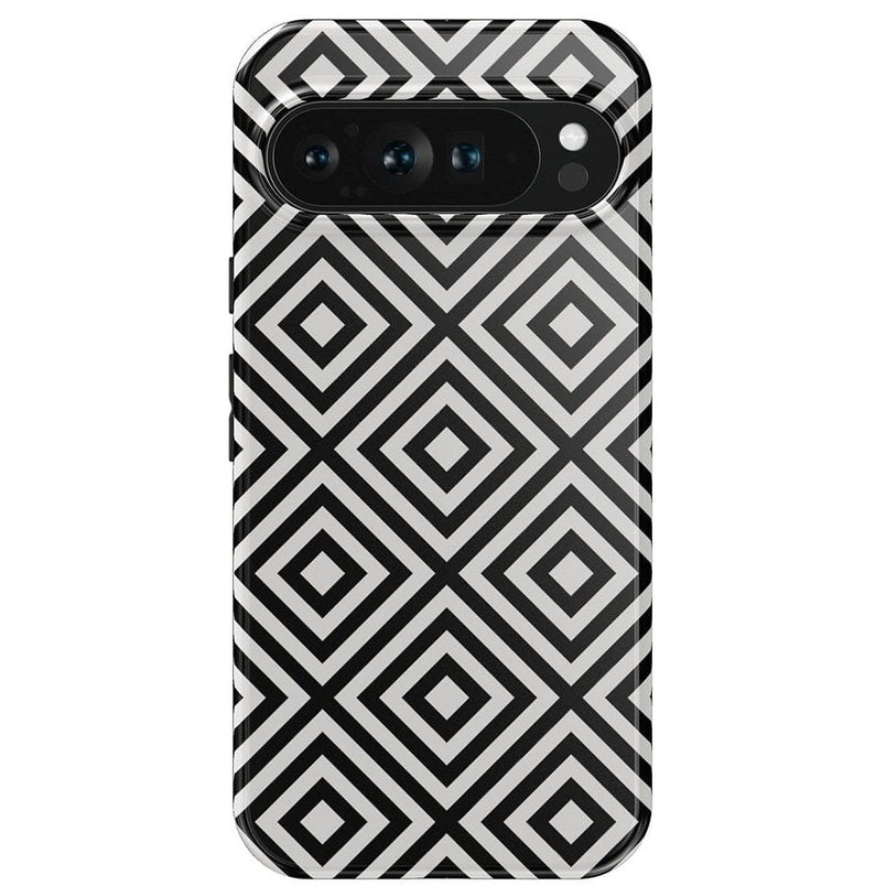 Diamonds | High Contrast Design Case Phone Case Casetry Essential Google Pixel 9 Pro XL