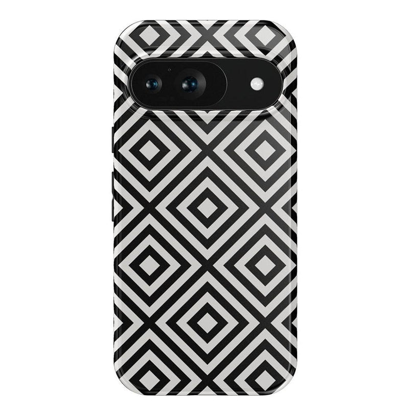 Diamonds | High Contrast Design Case Phone Case Casetry Essential Google Pixel 9
