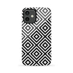Diamonds | High Contrast Design Case Phone Case Casetry Essential iPhone 12 Mini