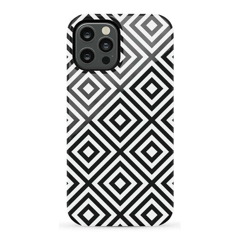 Diamonds | High Contrast Design Case Phone Case Casetry Essential iPhone 12 Pro