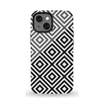 Diamonds | High Contrast Design Case Phone Case Casetry Essential + MagSafe® iPhone 13 Mini
