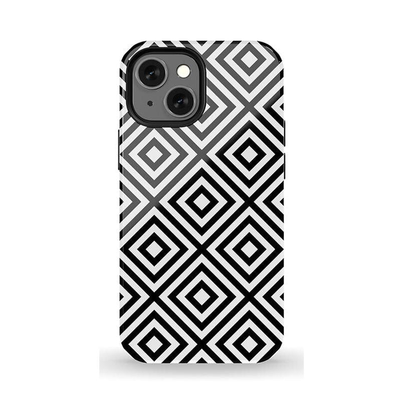 Diamonds | High Contrast Design Case Phone Case Casetry Essential + MagSafe® iPhone 13 Mini