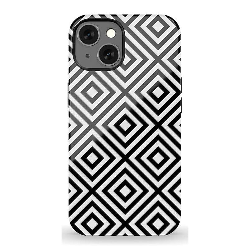 Diamonds | High Contrast Design Case Phone Case Casetry Essential + MagSafe® iPhone 13
