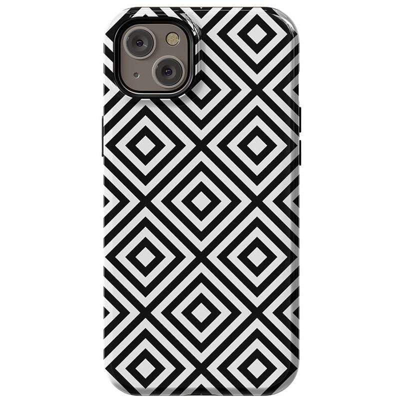 Diamonds | High Contrast Design Case Phone Case Casetry Essential + MagSafe® iPhone 14 Plus