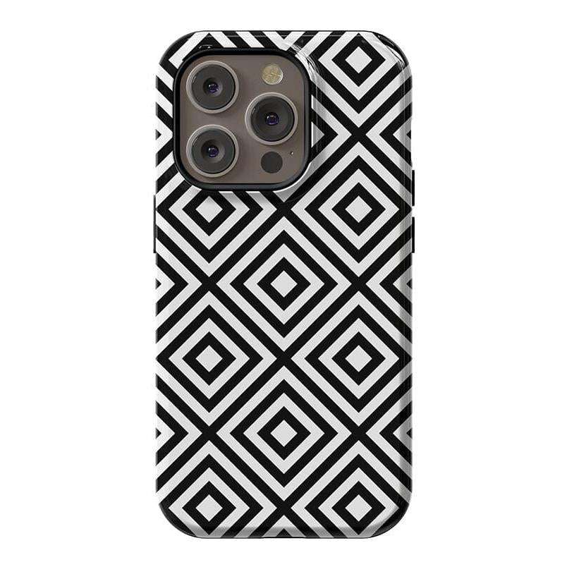 Diamonds | High Contrast Design Case Phone Case Casetry Essential + MagSafe® iPhone 14 Pro