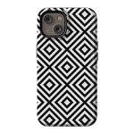 Diamonds | High Contrast Design Case Phone Case Casetry Essential + MagSafe® iPhone 14