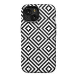 Diamonds | High Contrast Design Case Phone Case Casetry Essential + MagSafe® iPhone 15