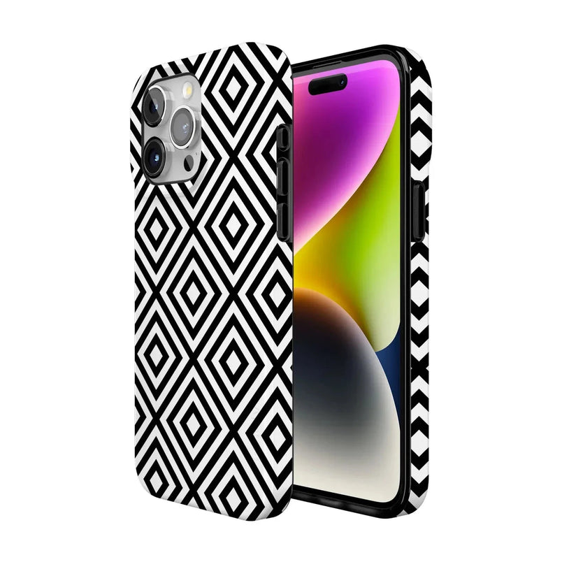 Diamonds | High Contrast Design Case Phone Case Casetry 