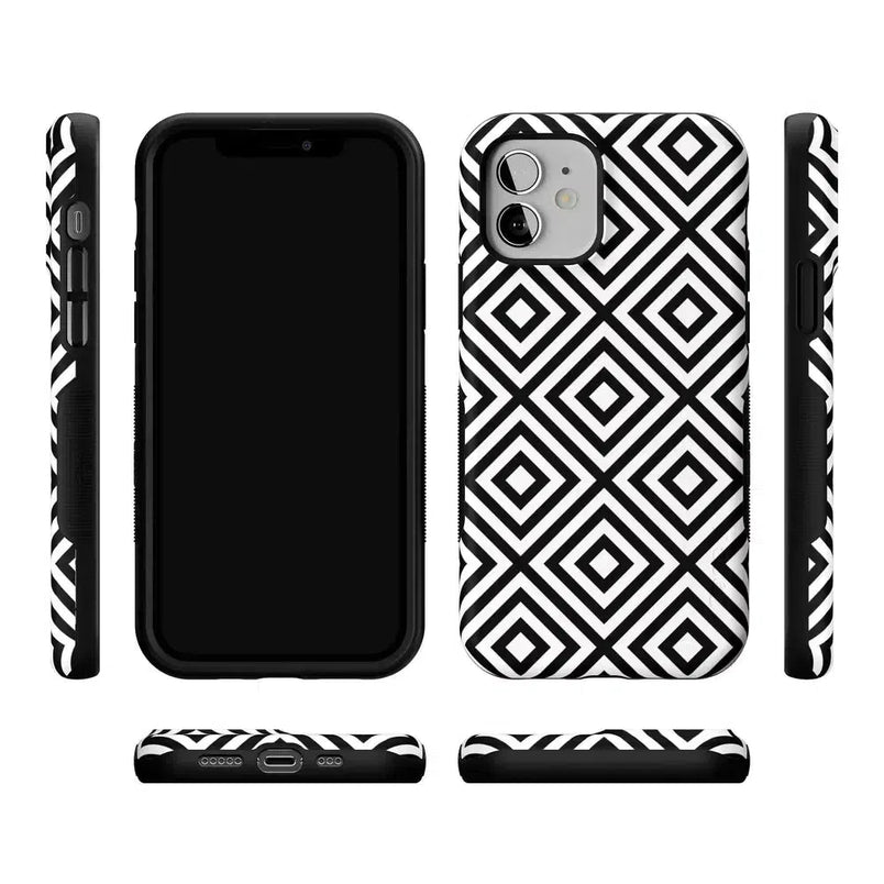 Diamonds | High Contrast Design Case Phone Case Casetry 