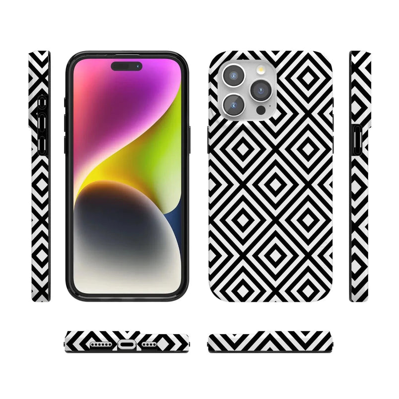 Diamonds | High Contrast Design Case Phone Case Casetry 