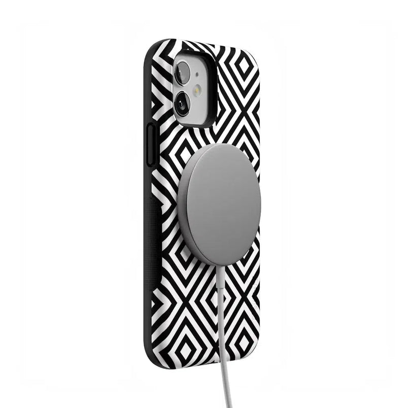 Diamonds | High Contrast Design Case Phone Case Casetry 