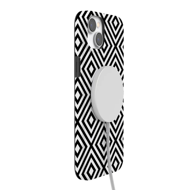 Diamonds | High Contrast Design Case Phone Case Casetry 