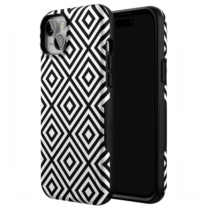 Diamonds | High Contrast Design Case Phone Case Casetry 