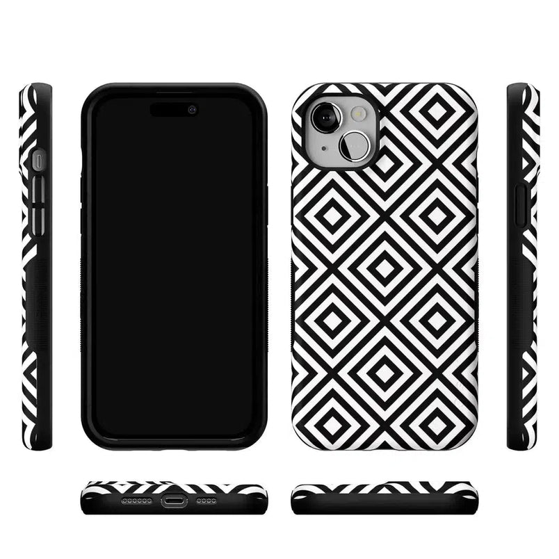 Diamonds | High Contrast Design Case Phone Case Casetry 