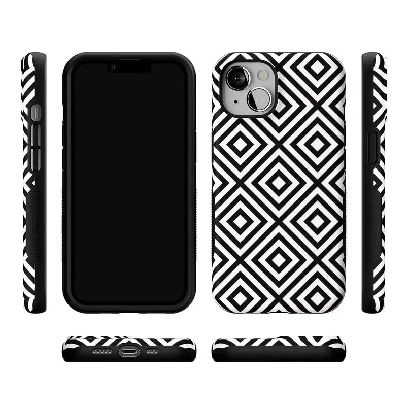 Diamonds | High Contrast Design Case Phone Case Casetry 