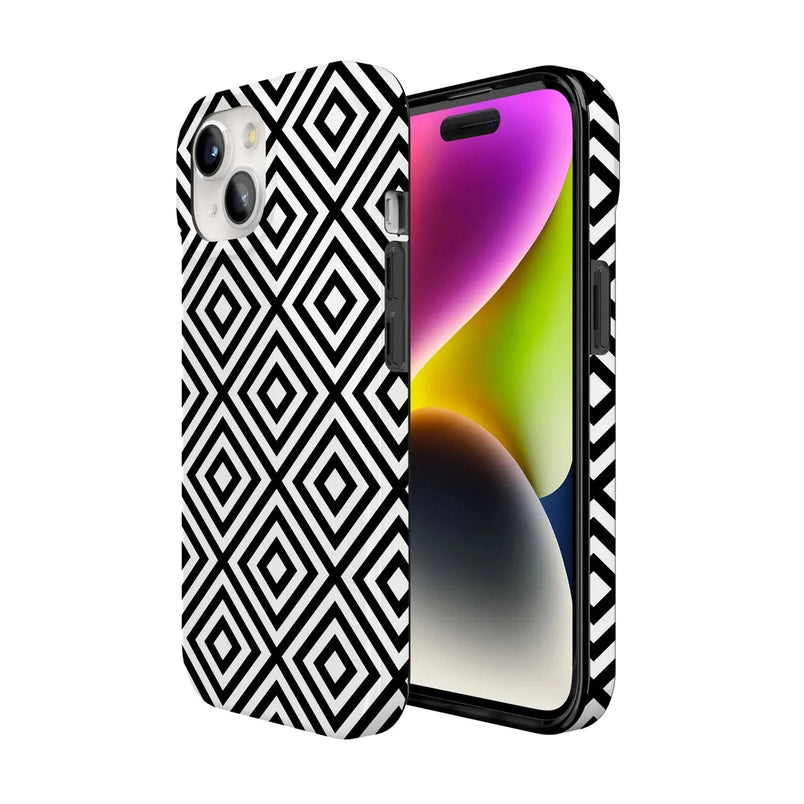 Diamonds | High Contrast Design Case Phone Case Casetry 