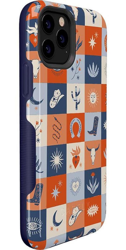 Dirt Road Chic | Western Squares Case iPhone Case get.casely 
