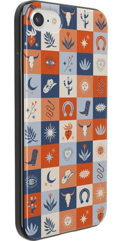 Dirt Road Chic | Western Squares Case iPhone Case get.casely 