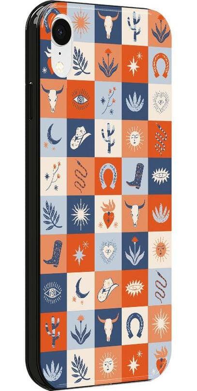 Dirt Road Chic | Western Squares Case iPhone Case get.casely 