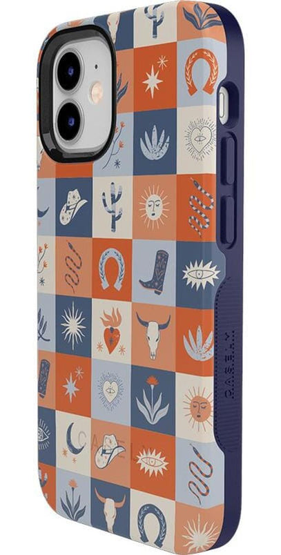 Dirt Road Chic | Western Squares Case iPhone Case get.casely 