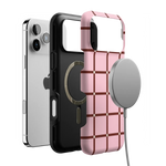 Uptown Gridlock | Pink Checkerboard Case