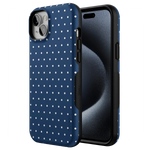 On the Dot | Navy Polka Dot Case