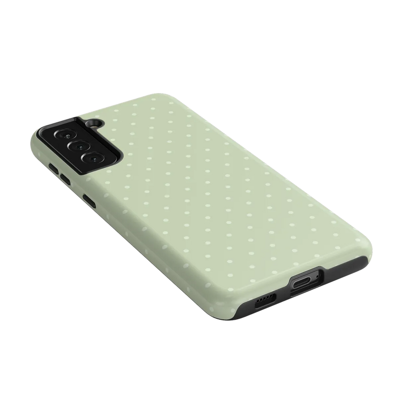 On the Dot | Green Polka Dot Case