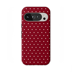 On the Dot | Maroon Polka Dot Case