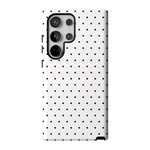 On the Dot | White Polka Dot Case