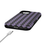 Midnight Hex | Purple Checkered Case