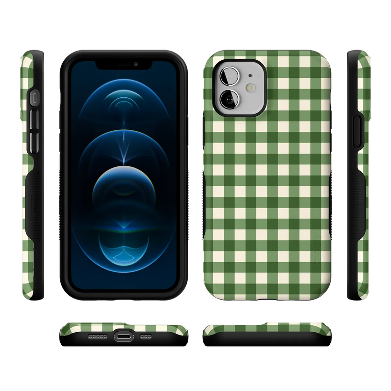 Checked Twice | Green Plaid Case